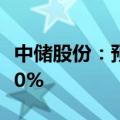 中储股份：预计2024年上半年净利润同比增90%