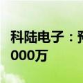科陆电子：预计上半年净利润亏损5000万至3000万