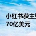 小红书获主要外国风投公司支持，估值料达170亿美元
