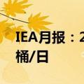IEA月报：2024年石油需求增速将达到97万桶/日