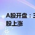 A股开盘：三大指数集体高开 两市超4800个股上涨