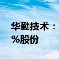 华勤技术：拟28.5亿港元收购易路达控股80%股份