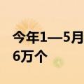 今年1—5月全国新开工改造城镇老旧小区2.26万个