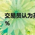 交易员认为英国央行8月降息的可能性不到50%