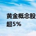 黄金概念股盘初走高 晓程科技、盛屯矿业涨超5%