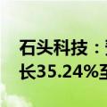 石头科技：预计2024年上半年净利润同比增长35.24%至62.29%
