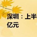 深圳：上半年累计完成重大项目投资1789.7亿元