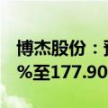 博杰股份：预计上半年净利润同比增长85.27%至177.90%