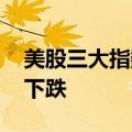美股三大指数收盘走势分化 大型科技股普遍下跌