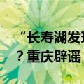 “长寿湖发现10米长巨物，警察都来封路了”？重庆辟谣