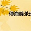 傅海峰杀球旧测速记录（傅海峰杀球）