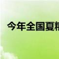 今年全国夏粮获得丰收 总产量达2996亿斤
