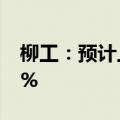 柳工：预计上半年净利润同比增长45%至70%