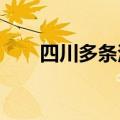 四川多条河流或发生超警戒水位洪水