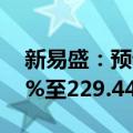 新易盛：预计上半年净利润同比增长180.89%至229.44%
