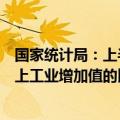 国家统计局：上半年规模以上高技术制造业增加值占规模以上工业增加值的比重为15.8%