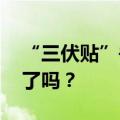 “三伏贴”并非“万能贴” 这些误区你绕开了吗？