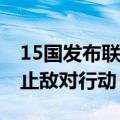 15国发布联合声明 呼吁苏丹武装冲突各方停止敌对行动