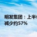 明发集团：上半年未经审核合同销售总额约17.2亿元，同比减少约57%