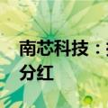 南芯科技：控股股东提议实施2024年度中期分红