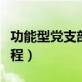 功能型党支部建设要求（功能型党支部成立流程）