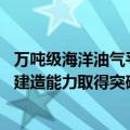 万吨级海洋油气平台完成海上安装 我国海洋油气装备自主化建造能力取得突破