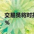 交易员将对英国央行8月份降息的押注降至25%