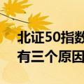 北证50指数一度狂飙超6% 分析人士称主要有三个原因驱动