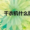 干衣机什么牌子好用（干衣机什么牌子好）