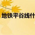 地铁平谷线什么时候开始运营（地铁平谷线）