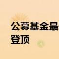公募基金最新前十大重仓股出炉，“宁王” 登顶