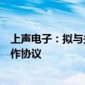 上声电子：拟与关联方索美能源签署分布式屋顶光伏项目合作协议