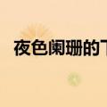 夜色阑珊的下半句（夜色阑珊是什么意思）