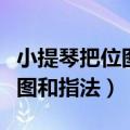 小提琴把位图和指法的准确位置（小提琴把位图和指法）