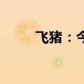 飞猪：今年冰雪季商品已提前开售