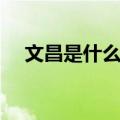 文昌是什么意思算命（文昌是什么意思）