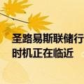 圣路易斯联储行长Alberto Musalem：适宜美联储降息的时机正在临近