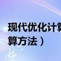 现代优化计算方法邢文训第二版（现代优化计算方法）