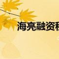 海亮融资租赁公司总经理（海亮租车）