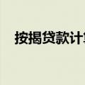 按揭贷款计算器2023（按揭贷款计算器）