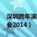 深圳跨年演唱会2014节目单（深圳跨年演唱会2014）