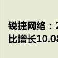 锐捷网络：2024年上半年净利润1.54亿元 同比增长10.08%