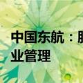 中国东航：股东吉祥航空拟吸收合并吉道航企业管理