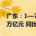 广东：1—7月全省规模以上工业增加值2.29万亿元 同比增长5.7%