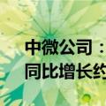 中微公司：上半年公司新增订单47.0亿元，同比增长约40.3%