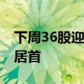 下周36股迎来限售股解禁 生益电子解禁市值居首