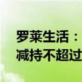 罗莱生活：股东CA Fabric Investments拟减持不超过1%股份