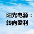 阳光电源：公司氢能业务预计4—5年后逐步转向盈利