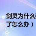 剑灵为什么我活力都没多少了?（剑灵活力没了怎么办）