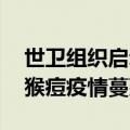 世卫组织启动全球战略准备和应对计划 遏制猴痘疫情蔓延